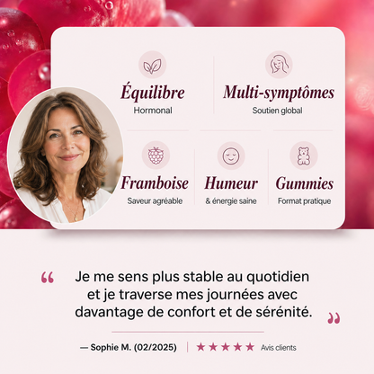 Mirazol — Gummies Équilibre Féminin & Confort Articulaire